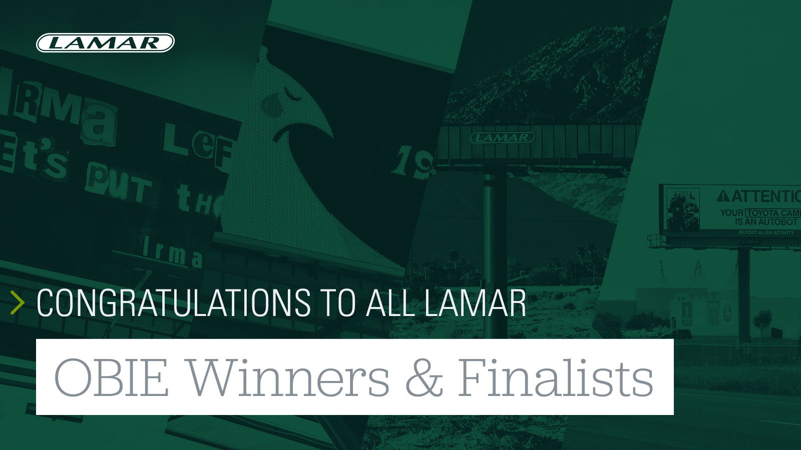 Lamar Obie Winners