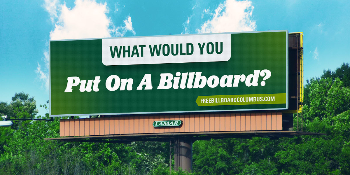 Win A Free Billboard!